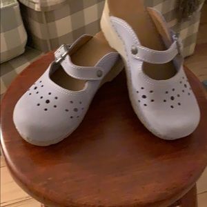 Dansko Lilac Slipon Clogs